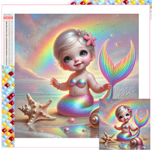 Load image into Gallery viewer, Diamond Painting - Full Square - Mermaid (30*30CM)
