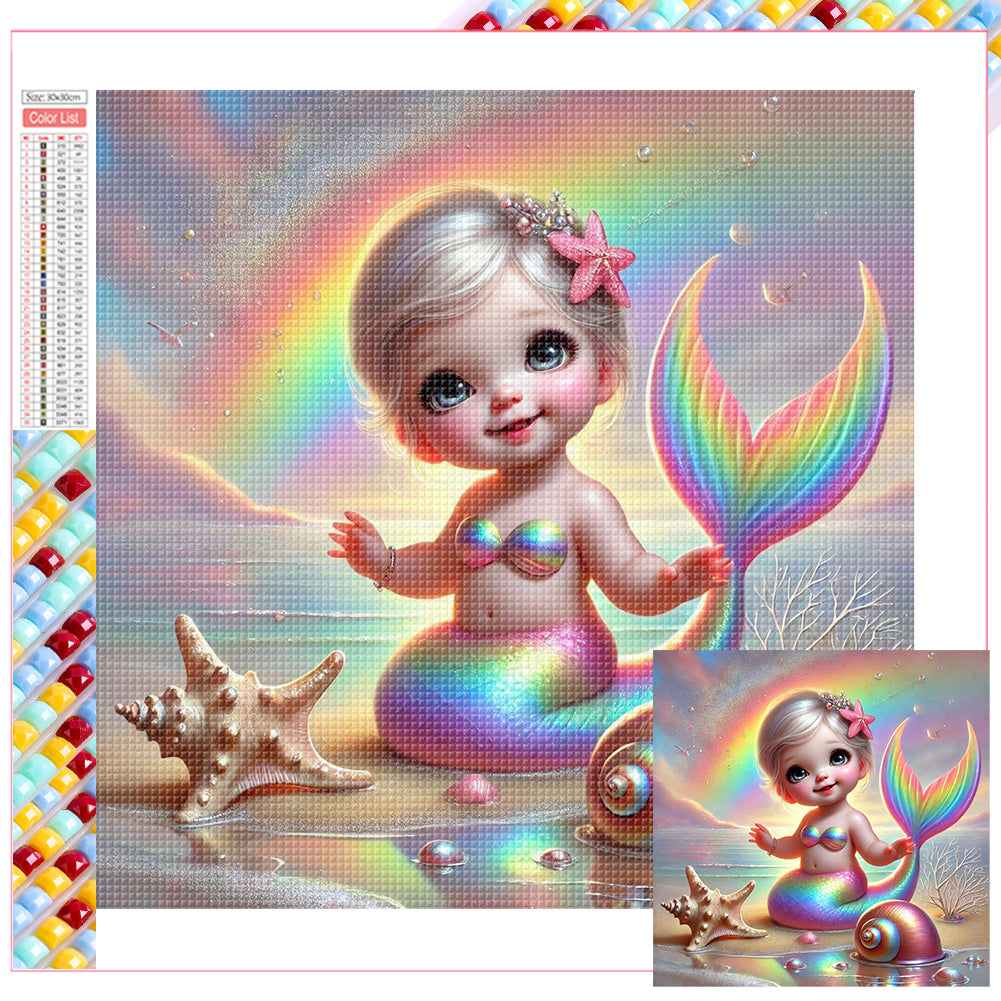 Diamond Painting - Full Square - Mermaid (30*30CM)