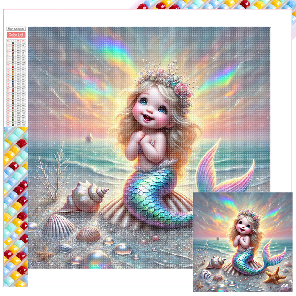 Diamond Painting - Full Square - Mermaid (30*30CM)