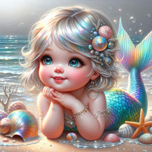 Load image into Gallery viewer, Diamond Painting - Full Square - Mermaid (30*30CM)
