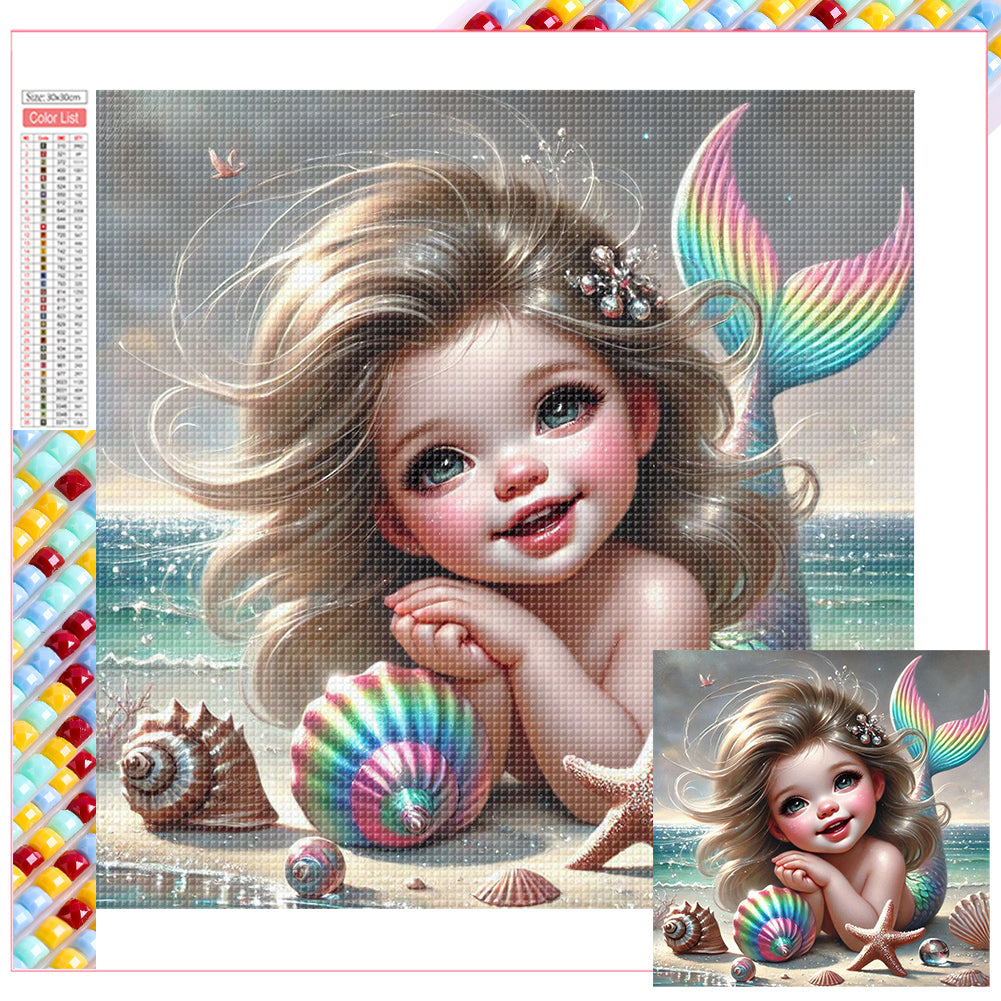 Diamond Painting - Full Square - Mermaid (30*30CM)