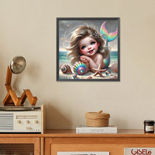 Load image into Gallery viewer, Diamond Painting - Full Square - Mermaid (30*30CM)
