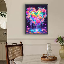 Load image into Gallery viewer, Diamond Painting - Full Round - Colorful Hearts And Flowers (30*40CM)
