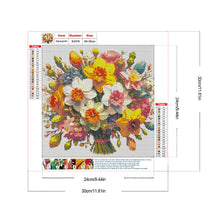 Load image into Gallery viewer, Diamond Painting - Full Round - Bouquet (30*30CM)
