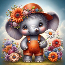Load image into Gallery viewer, Diamond Painting - Full Square - Elephant&#39;S Garden (30*30CM)

