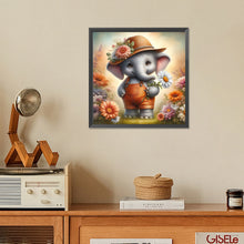Load image into Gallery viewer, Diamond Painting - Full Square - Elephant&#39;S Garden (30*30CM)
