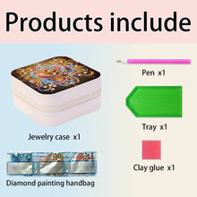 Load image into Gallery viewer, Special Shape Conch Diamond Painting Jewelry Storage Box DIY Ring Organizer Case
