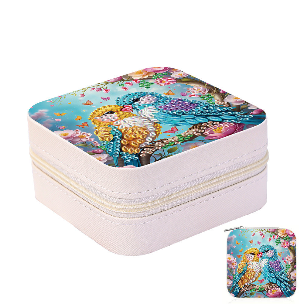 Special Shape Conch Diamond Painting Jewelry Storage Box DIY Ring Organizer Case