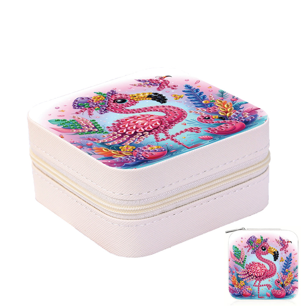 Special Shape Conch Diamond Painting Jewelry Storage Box DIY Ring Organizer Case