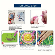 Load image into Gallery viewer, Special Shape Conch Diamond Painting Jewelry Storage Box DIY Ring Organizer Case
