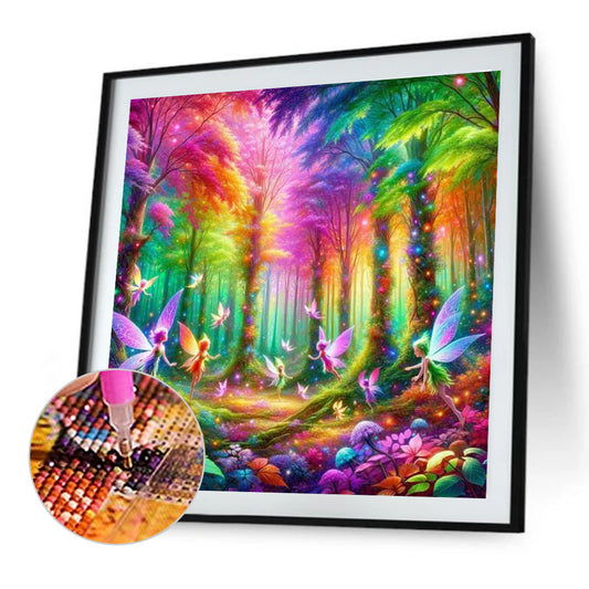 Diamond Painting - Full Round - Mysterious Woods (30*30CM)