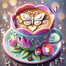 Load image into Gallery viewer, Diamond Painting - Full Square - Lotus Coffee Cup (30*30CM)
