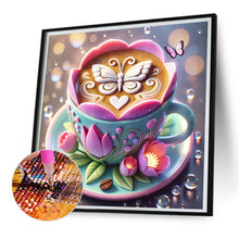 Load image into Gallery viewer, Diamond Painting - Full Square - Lotus Coffee Cup (30*30CM)
