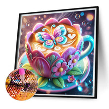 Load image into Gallery viewer, Diamond Painting - Full Square - Lotus Coffee Cup (30*30CM)
