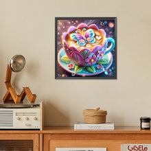 Load image into Gallery viewer, Diamond Painting - Full Square - Lotus Coffee Cup (30*30CM)
