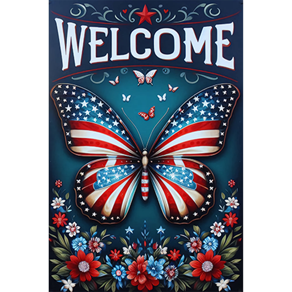 Diamond Painting - Full Round - Welcome (30*45CM)