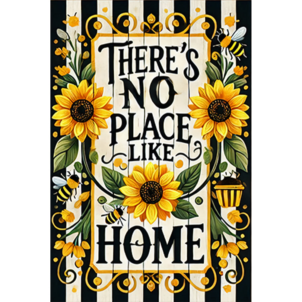 Diamond Painting - Full Round - No Place Like Home (30*45CM)