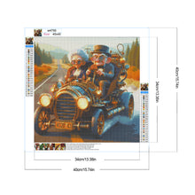 Load image into Gallery viewer, Diamond Painting - Full Round - Outing Grandpa And Grandma (40*40CM)
