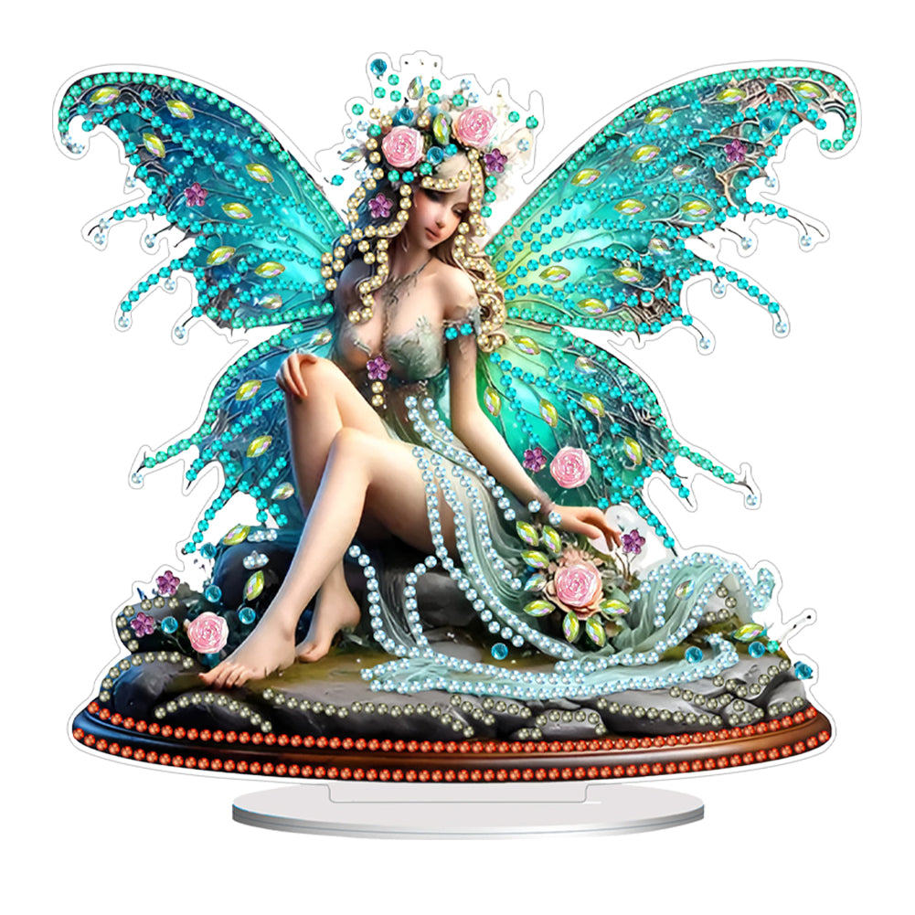 Acrylic Special Shaped 5D DIY Diamond Painting Tabletop Decorations for Adults