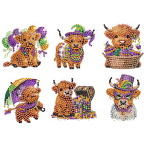 Load image into Gallery viewer, 6Pcs Diamond Painting Refrigerator Magnets Diamond Art Kits for Adults Beginners
