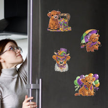 Load image into Gallery viewer, 6Pcs Diamond Painting Refrigerator Magnets Diamond Art Kits for Adults Beginners
