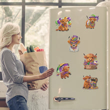 Load image into Gallery viewer, 6Pcs Diamond Painting Refrigerator Magnets Diamond Art Kits for Adults Beginners
