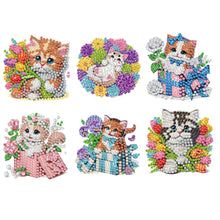 Load image into Gallery viewer, 6Pcs Diamond Painting Refrigerator Magnets Diamond Art Kits for Adults Beginners
