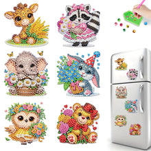 Load image into Gallery viewer, 6Pcs Diamond Painting Refrigerator Magnets Diamond Art Kits for Adults Beginners
