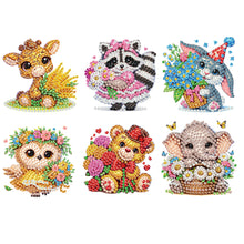 Load image into Gallery viewer, 6Pcs Diamond Painting Refrigerator Magnets Diamond Art Kits for Adults Beginners
