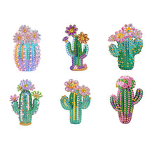 Load image into Gallery viewer, 6Pcs Diamond Painting Refrigerator Magnets Diamond Art Kits for Adults Beginners

