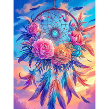 Load image into Gallery viewer, Diamond Painting - Full Round - Floral Dream Catcher (30*40CM)
