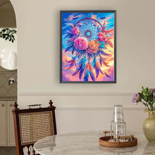 Load image into Gallery viewer, Diamond Painting - Full Round - Floral Dream Catcher (30*40CM)
