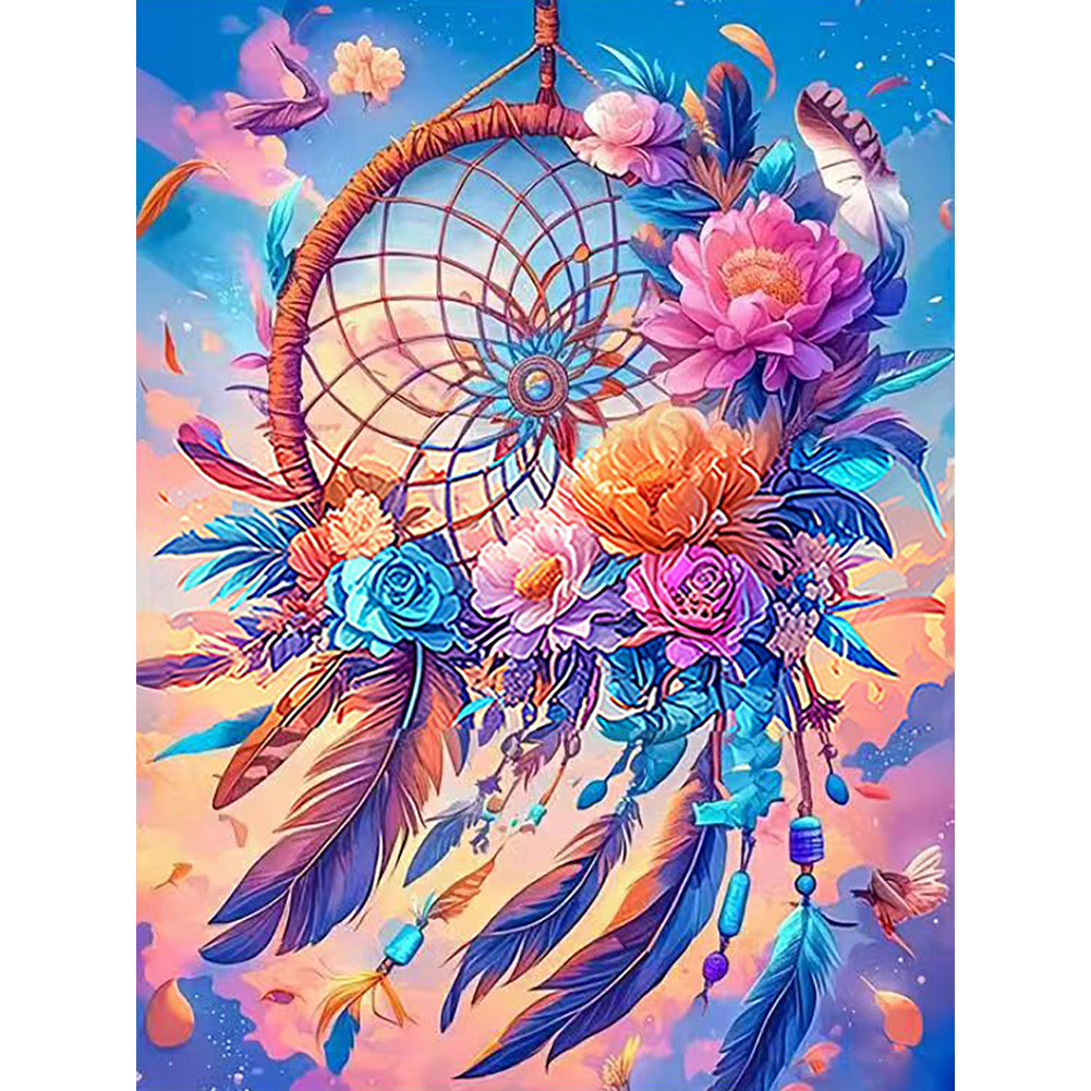 Diamond Painting - Full Round - Floating Dream Catcher (30*40CM)