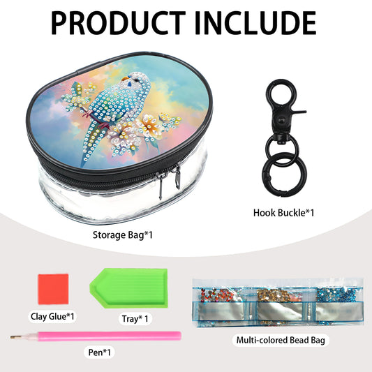 PVC Partial Special Shaped Beautiful Pattern DIY Diamond Painting Wallet Purse
