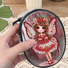 Load image into Gallery viewer, PVC Partial Special Shaped Beautiful Pattern DIY Diamond Painting Wallet Purse
