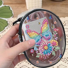 Load image into Gallery viewer, PVC Partial Special Shaped Beautiful Pattern DIY Diamond Painting Wallet Purse
