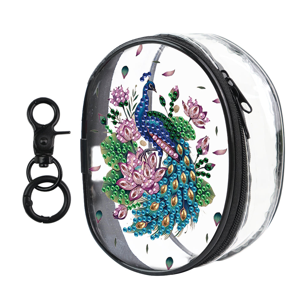 PVC Partial Special Shaped Beautiful Pattern DIY Diamond Painting Wallet Purse