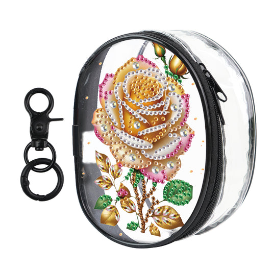 PVC Partial Special Shaped Beautiful Pattern DIY Diamond Painting Wallet Purse