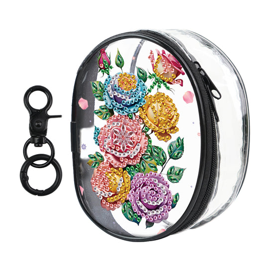 PVC Partial Special Shaped Beautiful Pattern DIY Diamond Painting Wallet Purse