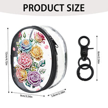 Load image into Gallery viewer, PVC Partial Special Shaped Beautiful Pattern DIY Diamond Painting Wallet Purse
