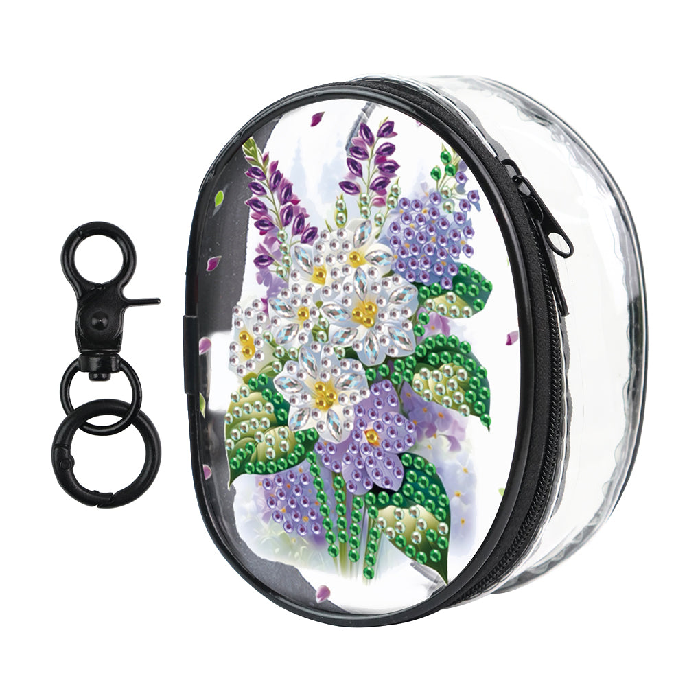 PVC Partial Special Shaped Beautiful Pattern DIY Diamond Painting Wallet Purse