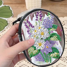 Load image into Gallery viewer, PVC Partial Special Shaped Beautiful Pattern DIY Diamond Painting Wallet Purse
