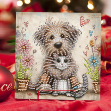 Load image into Gallery viewer, 6Pcs DIY Diamond Painting Greeting Card with Envelope 5D DIY Drill Painting Card
