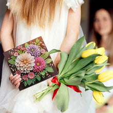 Load image into Gallery viewer, 6Pcs DIY Diamond Painting Greeting Card with Envelope 5D DIY Drill Painting Card
