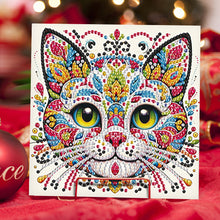Load image into Gallery viewer, 6Pcs DIY Diamond Painting Greeting Card with Envelope 5D DIY Drill Painting Card
