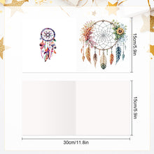 Load image into Gallery viewer, 6Pcs DIY Diamond Painting Greeting Card with Envelope 5D DIY Drill Painting Card
