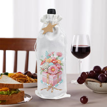 Load image into Gallery viewer, Diamond Art Wine Bottle Bags Covers Creative Diamond Painting Wine Wrapping Bags
