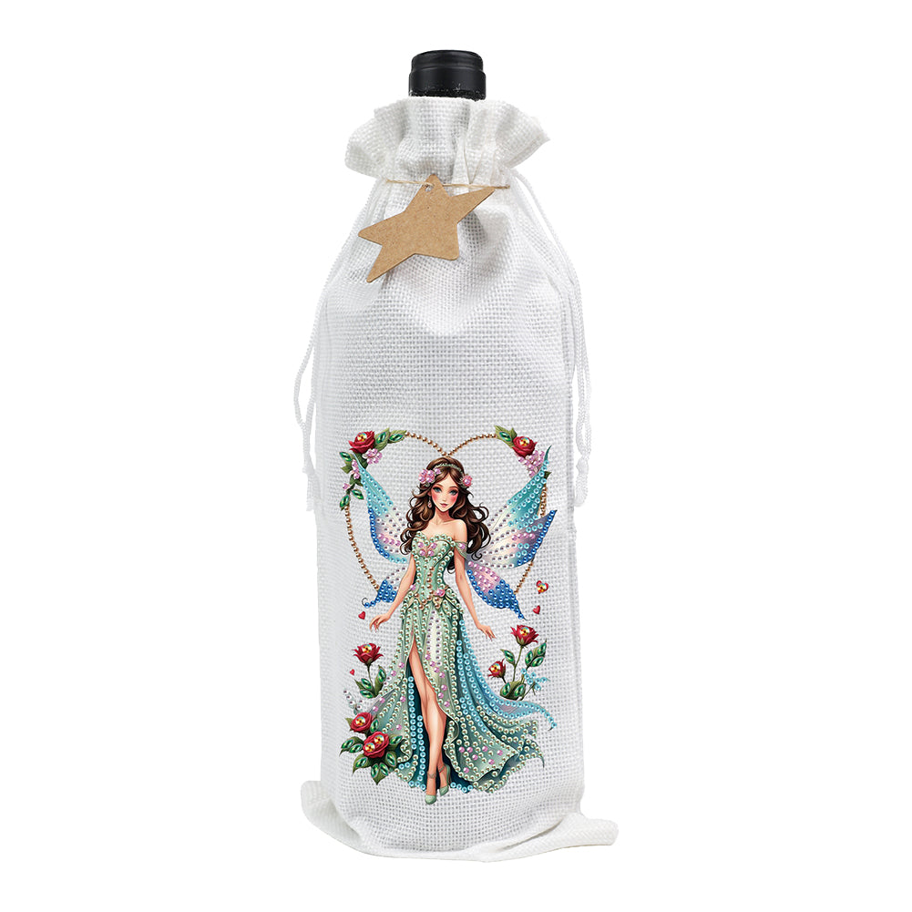 Diamond Art Wine Bottle Bags Covers Creative Diamond Painting Wine Wrapping Bags