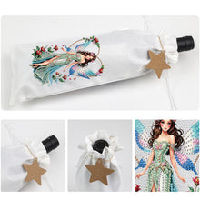 Load image into Gallery viewer, Diamond Art Wine Bottle Bags Covers Creative Diamond Painting Wine Wrapping Bags
