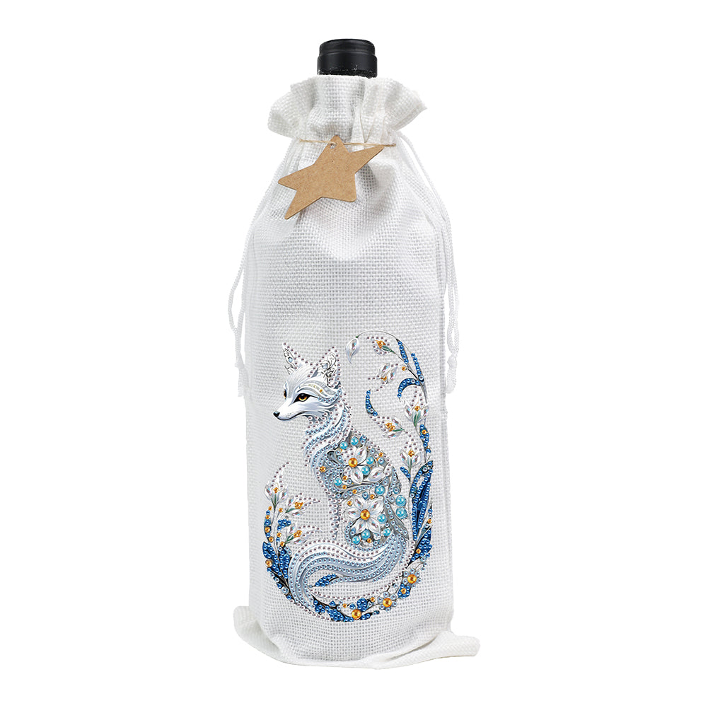 Diamond Art Wine Bottle Bags Covers Creative Diamond Painting Wine Wrapping Bags